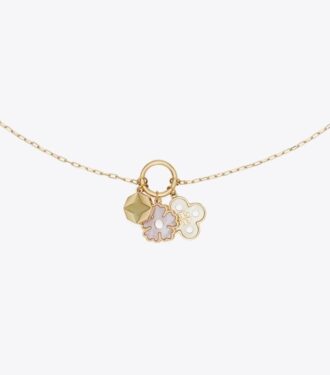 Collar con colgante con dije «Forget Me Not» (No me olvides)