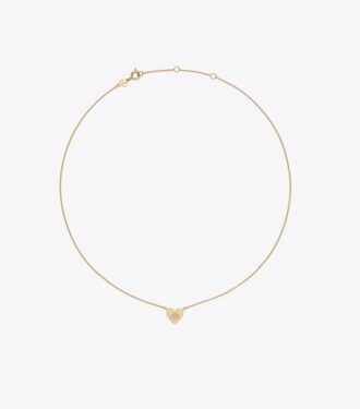 Collar con colgante de corazón Forget Me Not