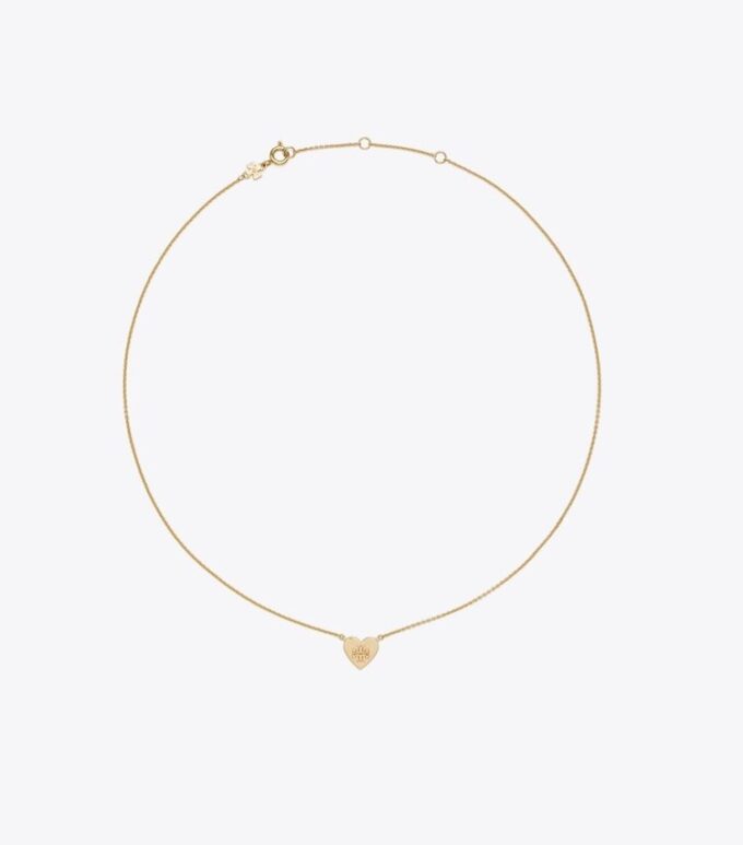 Collar con colgante de corazón Forget Me Not