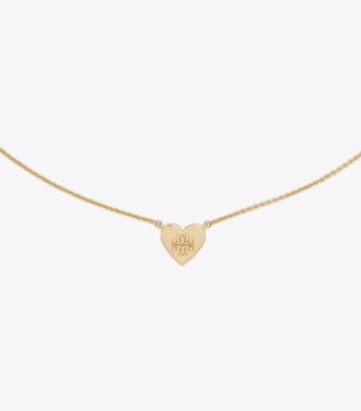 Collar con colgante de corazón Forget Me Not