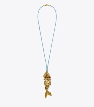 Collar con colgante de pez