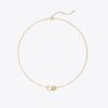 Collar con colgante entrelazado Icon Pavé
