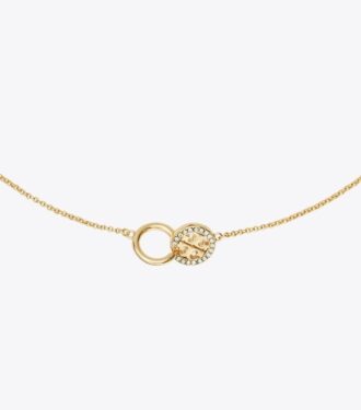Collar con colgante entrelazado Icon Pavé