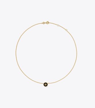 Collar con colgante esmaltado Icon