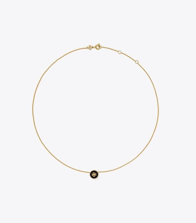 Collar con colgante esmaltado Icon