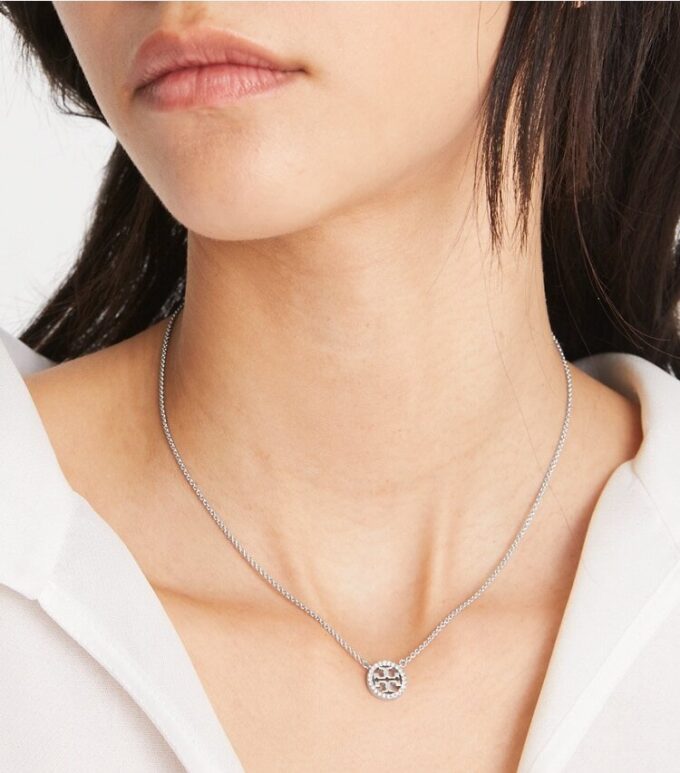 Collar con colgante Icon Pavé