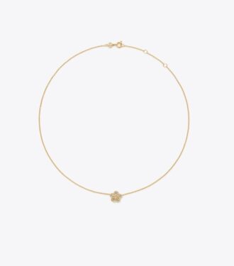 Collar con colgante pavé Forget Me Not