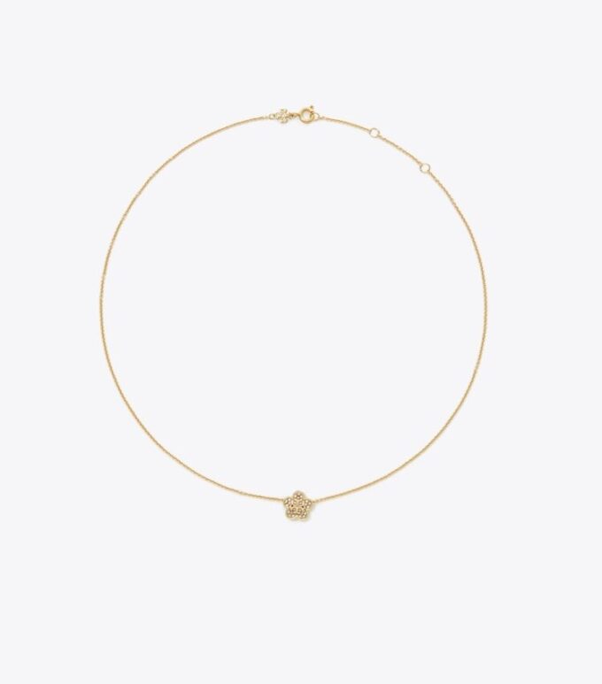 Collar con colgante pavé Forget Me Not Collar con colgante pavé Forget Me Not