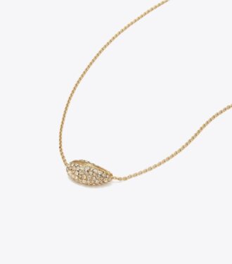 Collar con colgante pavé perforado