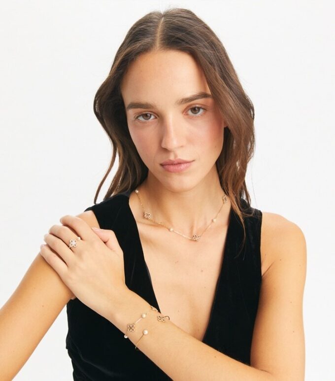 Pulsera de perlas Forget Me Not