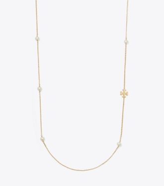 Collar largo de perlas Moondance