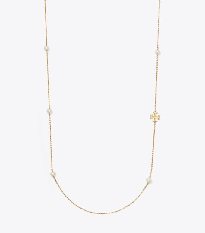 Collar largo de perlas Moondance
