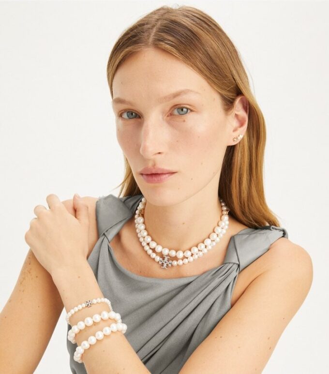 Collar Moondance Pearl And Pavé Collar Moondance Pearl And Pavé