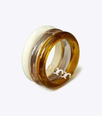Conjunto de brazaletes de resina