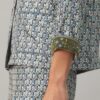 Conjunto de pijama de sarga de seda Conjunto de pijama de sarga de seda