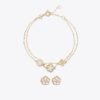 Conjunto de regalo de pulsera y aretes Forget Me Not Conjunto de regalo de pulsera y aretes Forget Me Not