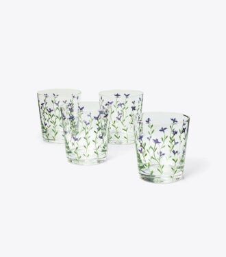 Copa doble Old Fashioned Jolie Fleur, juego de 4