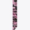 Corbata de seda con estampado Pixel Flower