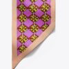 Corbata de seda con logotipo a cuadros en 3D Corbata de seda con logotipo a cuadros en 3D