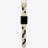 Correa trenzada para Apple Watch®, cuero color crema/negro, 38 mm – 40 mm Correa trenzada para Apple Watch®, cuero color crema/negro, 38 mm – 40 mm