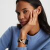 Correa trenzada para Apple Watch®, cuero color crema/negro, 38 mm – 40 mm Correa trenzada para Apple Watch®, cuero color crema/negro, 38 mm – 40 mm