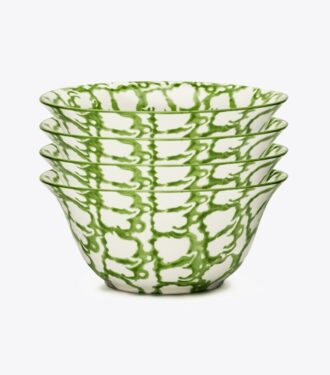 Cuenco pequeño Spongeware, juego de 4