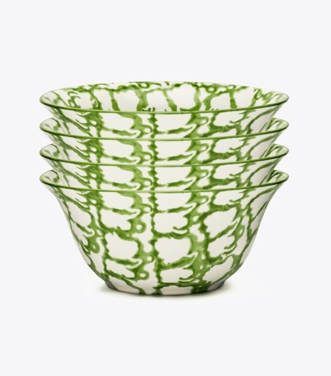 Cuenco pequeño Spongeware, juego de 4