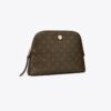 Estuche cosmético con forma de cúpula de lona recubierta con T Monogram Estuche cosmético con forma de cúpula de lona recubierta con T Monogram