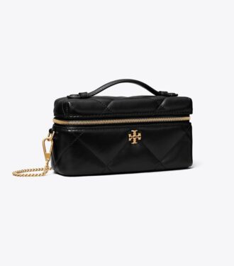 Estuche de maquillaje Kira Diamond Quilt Charm East-West