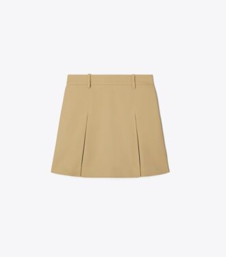 Falda de golf de sarga técnica