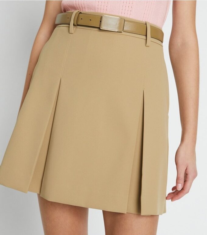 Falda de golf de sarga técnica Falda de golf de sarga técnica