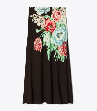 Falda de jersey estampada