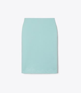 Falda de punto con relieve