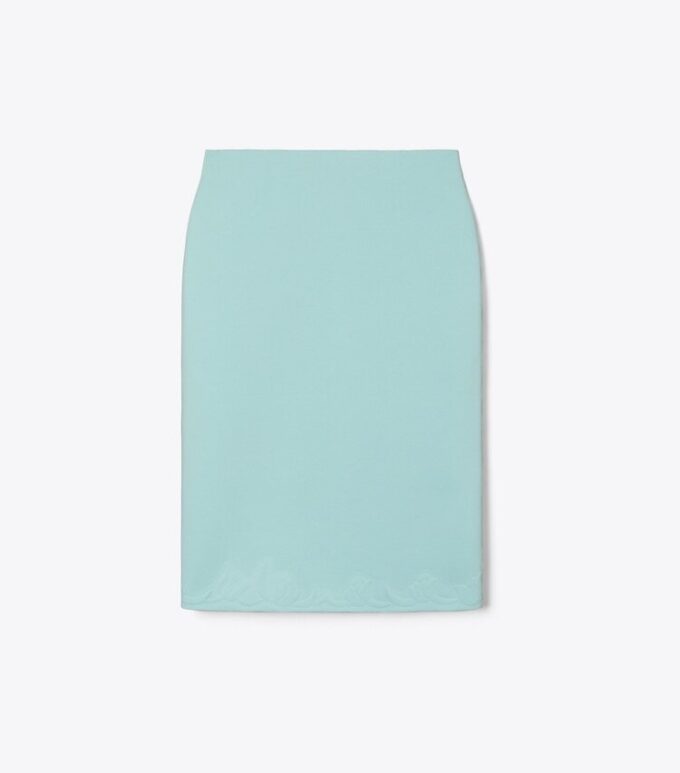 Falda de punto con relieve