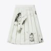 Falda de sarga estampada