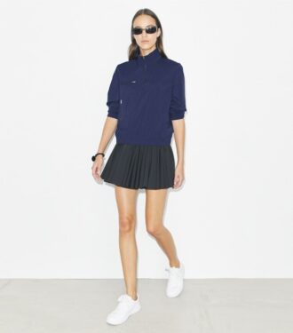 Falda de tenis de jersey con volantes