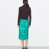 Falda de viscosa jacquard