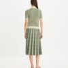 Falda jacquard con pliegues Falda jacquard con pliegues