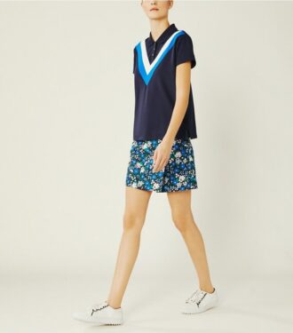 Falda pantalón de golf de sarga técnica estampada Falda pantalón de golf de sarga técnica estampada
