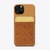 Funda para teléfono con bolsillo para tarjetas T Monogram