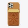 Funda para teléfono con bolsillo para tarjetas T Monogram