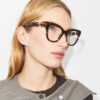Gafas de ojo de gato oversize perforadas Gafas de ojo de gato oversize perforadas