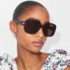 Gafas de sol cuadradas oversize perforadas