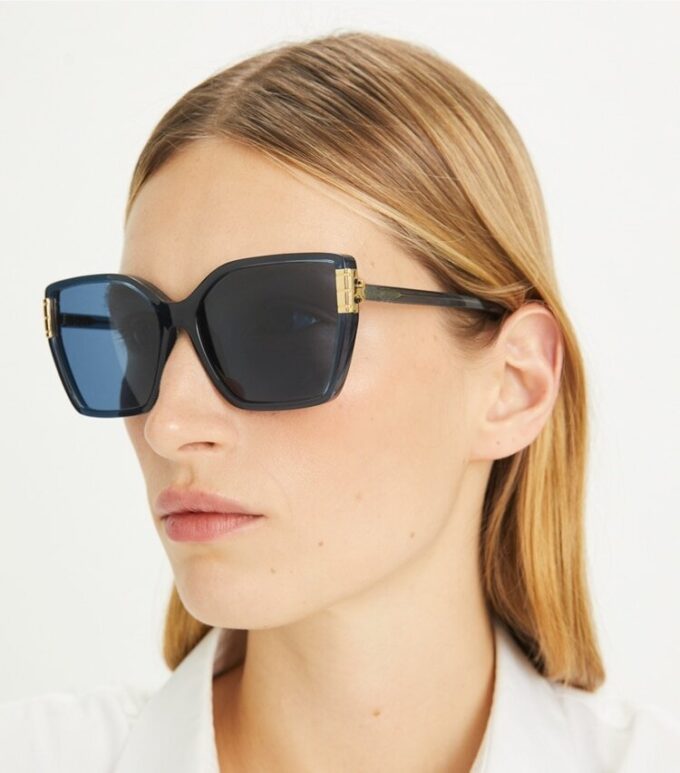 Gafas de sol Eleanor oversize con montura de ojo de gato Gafas de sol Eleanor oversize con montura de ojo de gato