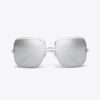 Gafas de sol Eleanor oversize de metal cuadradas