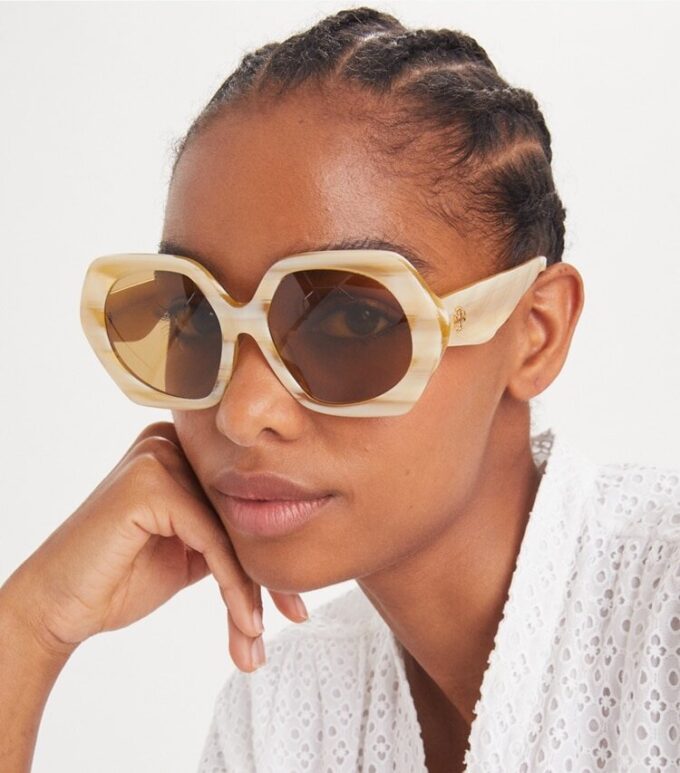 Gafas de sol geométricas oversize Kira
