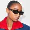 Gafas de sol ovaladas con perforaciones Gafas de sol ovaladas con perforaciones
