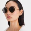 Gafas de sol redondas Eleanor Metal