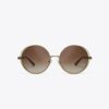 Gafas de sol redondas Kira Stripe Open-Wire