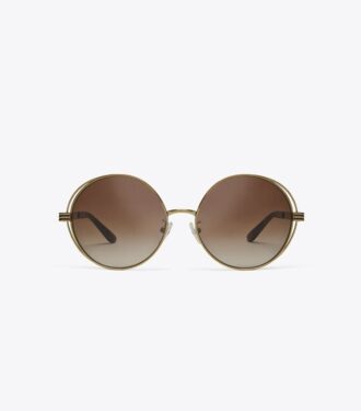 Gafas de sol redondas Kira Stripe Open-Wire